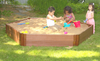 Hexagon Wooden Sandbox Kit 2