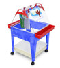 Blue Youth Mobile Sand and Water Activity Center Easel - 24" Tall