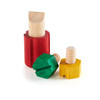 Guidecraft Screw Block Wooden Toy, colorful wooden blocks with screws for kids' educational play.
