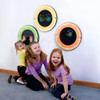 Playscapes Citrus Magic Hands Heat Sensitive Wall Toys - Choose from 3, colorful orange, yellow, and green wall toys with hand and foot prints for sensory play.
