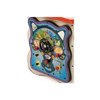 Playscapes Exploration Island Wooden Activity Cube, colorful children's wooden activity cube with interactive features such as steering wheel and various play elements.