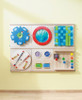 Sensory Wall Toys shown with 120194 Rail Set