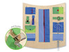 Learning Wall Dip B Sensory Wall Panel