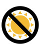 Frame It All Telescoping Square Sandbox Canopy & Cover, sun protection symbol with a sun crossed out. Frame It All Telescoping Square Sandbox Canopy & Cover, sun protection symbol with a sun crossed out.