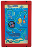 Playscapes 1-2-3 Under the Sea Activity Wall Panel Toy, colorful children's educational game featuring underwater sea creatures, mermaids, turtle, whale, and interactive elements for learning counting and numbers.