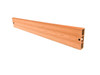 Frame It All Classic Sienna Straight Playground Border 16' - 2" Profile, wooden playground border with rectangular hollow design and mounting holes