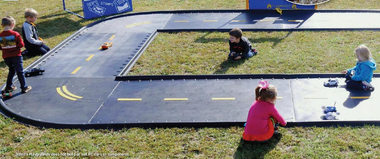 Talladega Fast Track Playground Trike Path - Playground Pedal Tracks