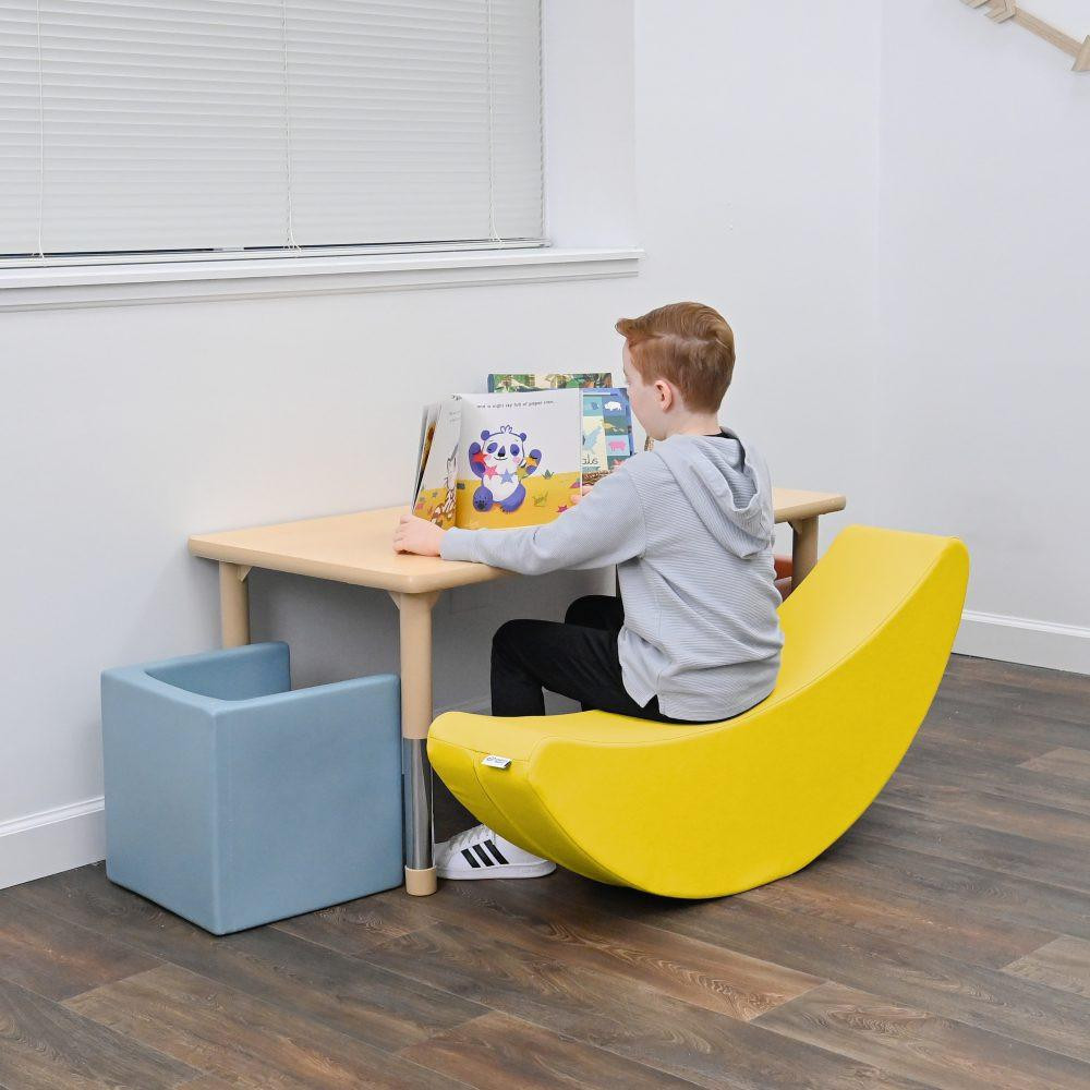 Happy Rocker Happy Rocker Active Sitting Bench - Blue - Active Seating for Classroom