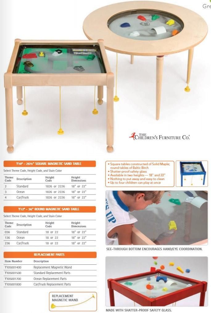Vehicle Venture Activity Sand Magnetic Table - Activity Table for