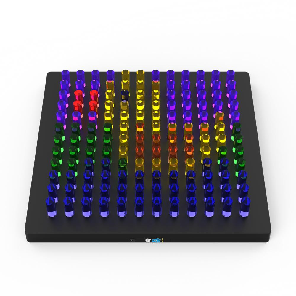 LiteZilla Mini LED Light Wall Tabletop - Black HDPE - Lite Bright