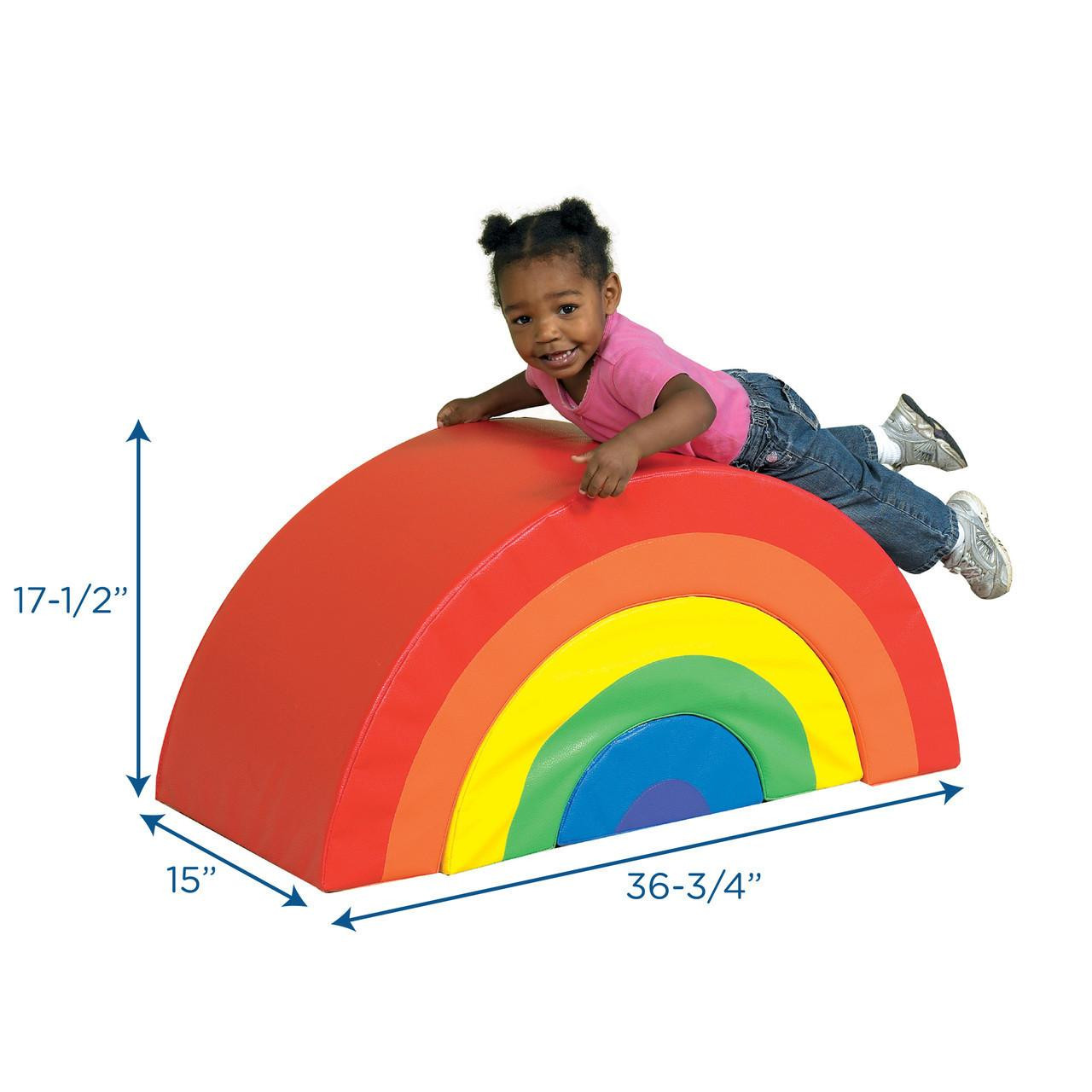 Rainbow Arch Trio Soft Play Climber - Foam Climbing Blocks