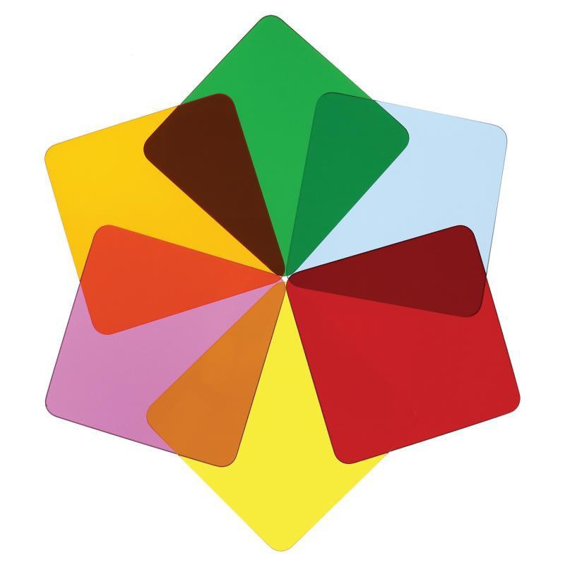 Square Light Table Tiles - Color Learning Set
