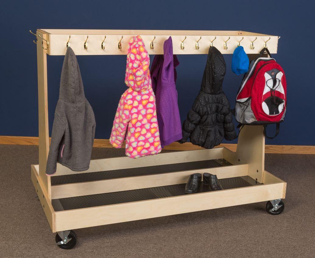 Mobile Classroom Backpack Cart | Backpack Storage