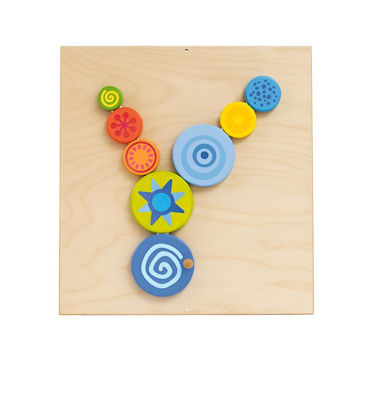 HABA Turning Discs Sensory Wall Panel | Visual Wall Activity