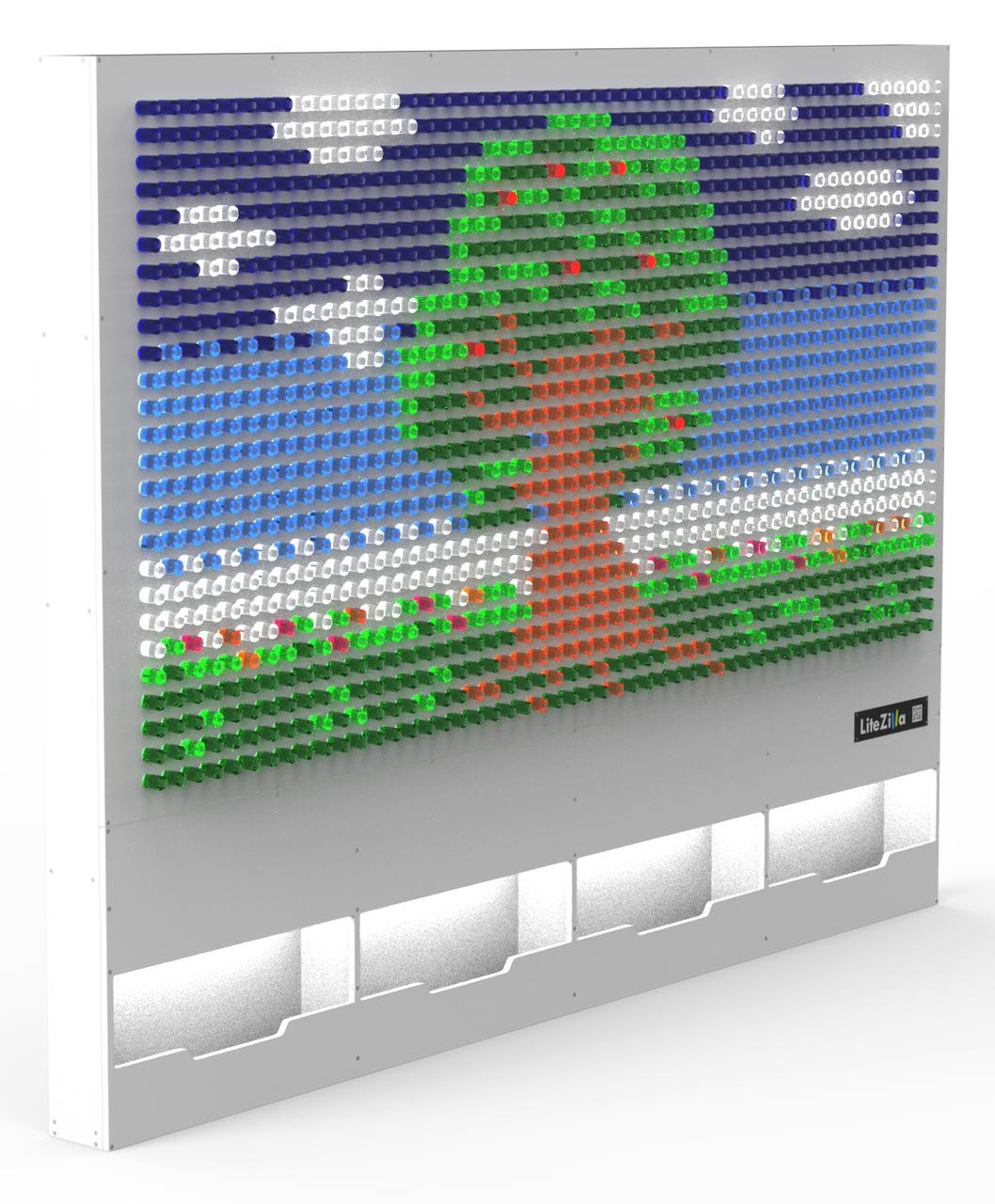 LiteZilla Giant Lite Brite 8' x 6' Light Wall - Giant Light Bright