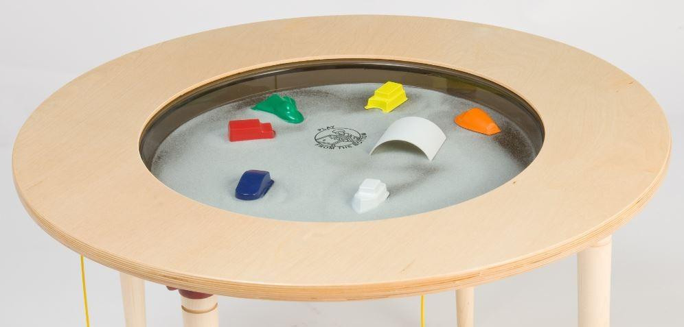Round Magnetic Sand Table - Activity Table for Pediatric Waiting Rooms