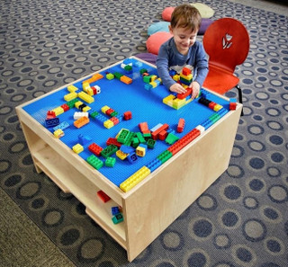 Play Table Blue Lego Table 3branch Discovery Mini Children's