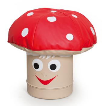 Red Toadstool Pouf