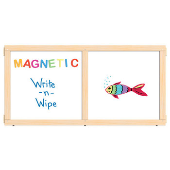 Jonti-Craft KYDZ Suite Magnetic Write-n-Wipe Panel - T-height - 48" Wide - 1514JCTMG