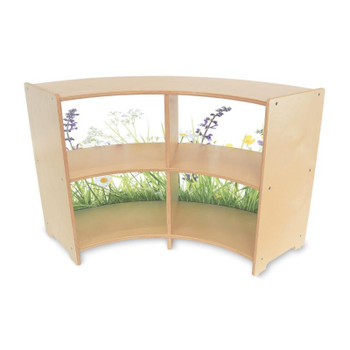 Whitney Brothers Nature View Curve Out Cabinet 24" H - WB0438