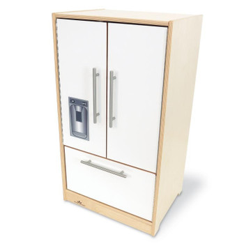 Contemporary White Toy Refrigerator 2