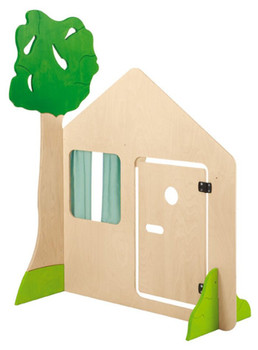 HABA Pro Playhouse Wall Element with Door and Tree - 1128325