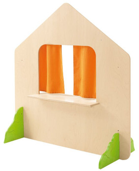HABA Pro Playhouse Wall Element with Window and Bushes - 1128330