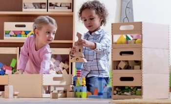 Forminant Stackable Wooden Storage Box for widths 25¾"