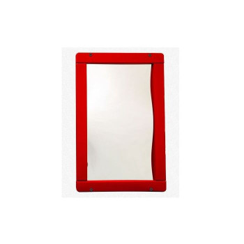Wavy Funhouse Distorting Mirror Red