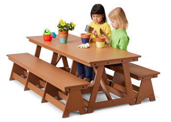 EverPlay Large Outdoor Table And Bench Set - 8317JC460