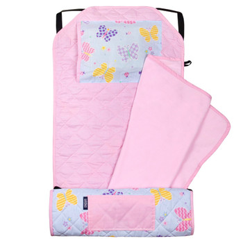 Butterfly Garden Pink Modern Nap Mat