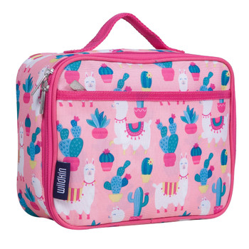 Pink Llamas & Cactus Kids Lunch Box