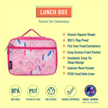 Rainbow Unicorns Kids Lunch Box 1