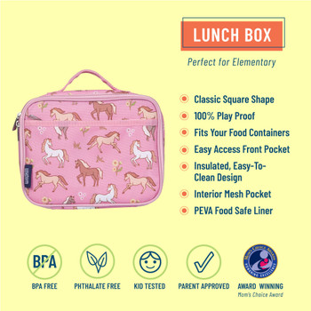 Wild Horses Kids Lunch Box 1