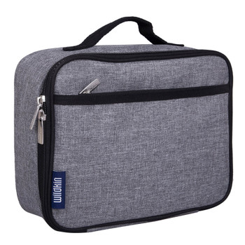 Gray Tweed Kids Lunch Box