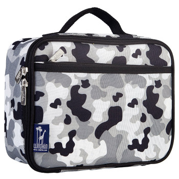 Gray Camo Kids Lunch Box