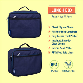 Whale Blue Kids Lunch Box 1