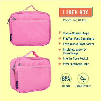 Flamingo Pink Kids Lunch Box 1