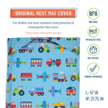 Trains, Planes & Trucks Rest Mat Cover 3