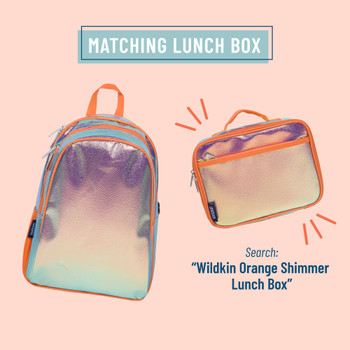 Orange Shimmer 15" Kids Backpack 4