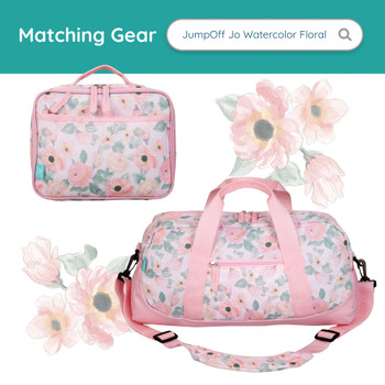 Floral Watercolor 15" Kids Backpack 5