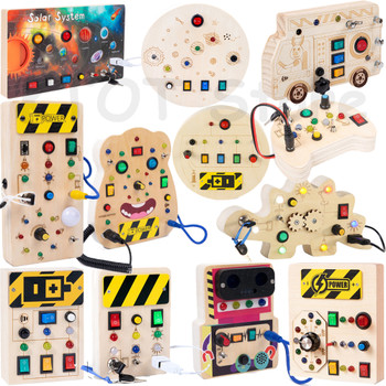 Montessori Busy Board Manipulative Toys 