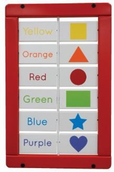 Playscapes Colors and Shapes Matching Blocks Wall Activity - AMH-SST257