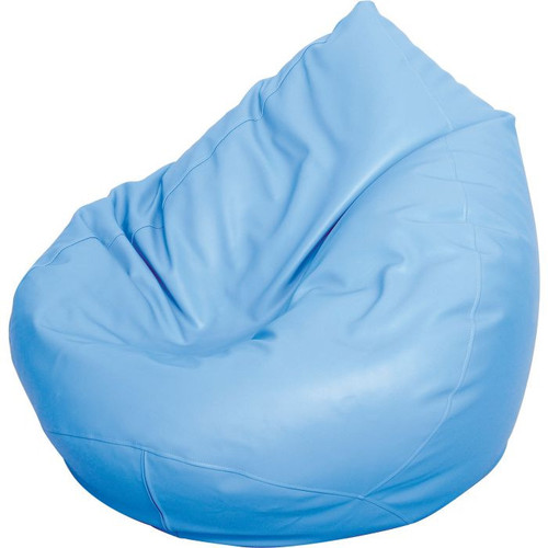 Blue Bean Bag Pouf