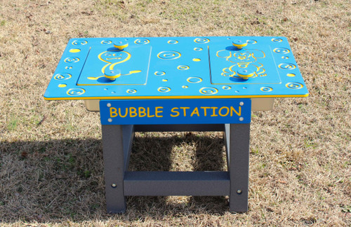 Bubble Station Activity Table Blue