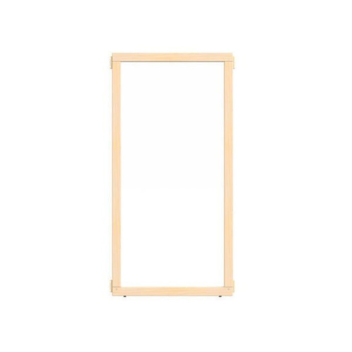 Jonti-Craft KYDZ Suite See-Thru Panel - S-height - 24" Wide, wooden frame with transparent see-through panel for classroom and child care safety and visibility.