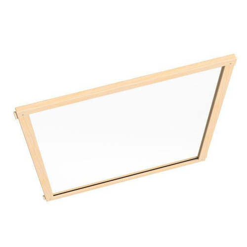 Jonti-Craft See-Thru Classroom Divider Panel, KYDZ® Suite E-height, 24 inches wide, transparent acrylic or glass classroom partition for flexible space division in educational settings.