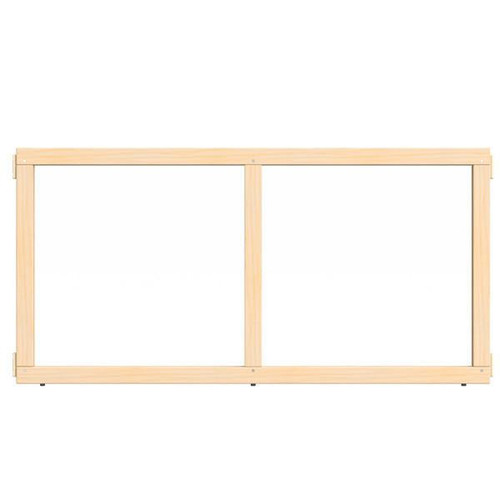 Jonti-Craft See-Thru Classroom Divider Panel - KYDZ Suite® T-height - 48" Wide, wooden transparent panel for classroom divider or boundary.