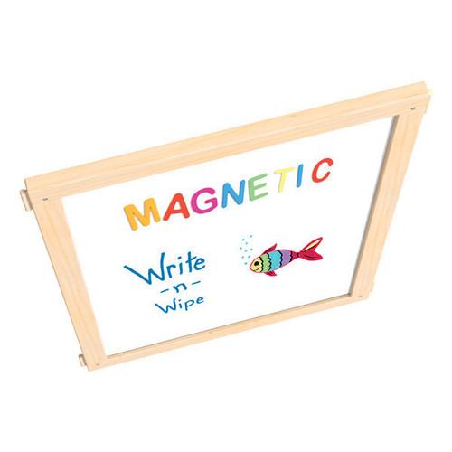 Magnetic Write-n-Wipe Classroom Divider Panel - KYDZ Suite® A-height - 24" Wide 1