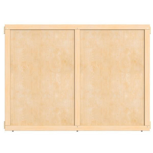 Jonti-Craft KYDZ Suite Plywood Panel - A-height - 48" Wide, a wooden plywood panel with natural finish, designed for educational or childcare settings.